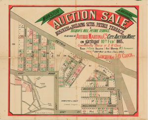 Auction Sale ad 1883